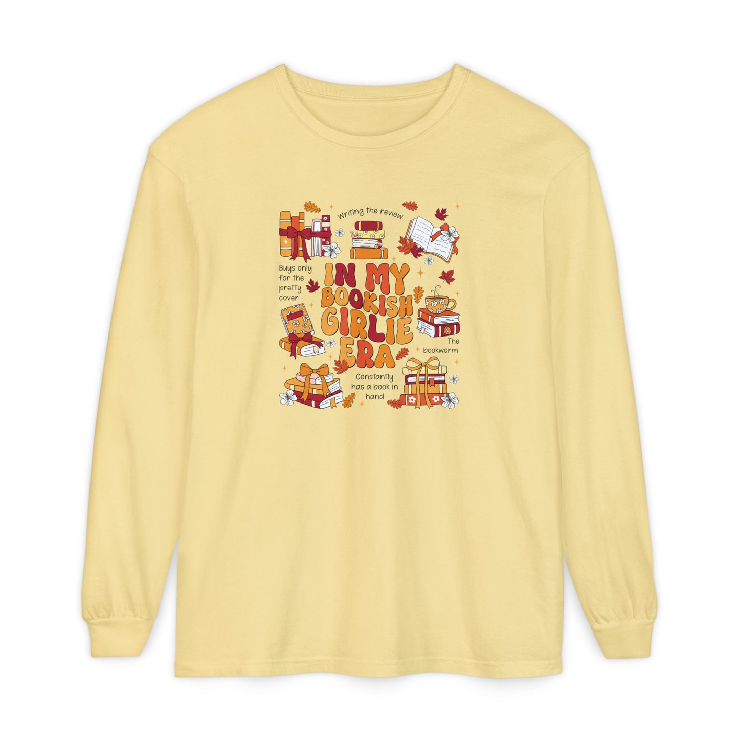Bookish Girlie Era Long Sleeve Tee