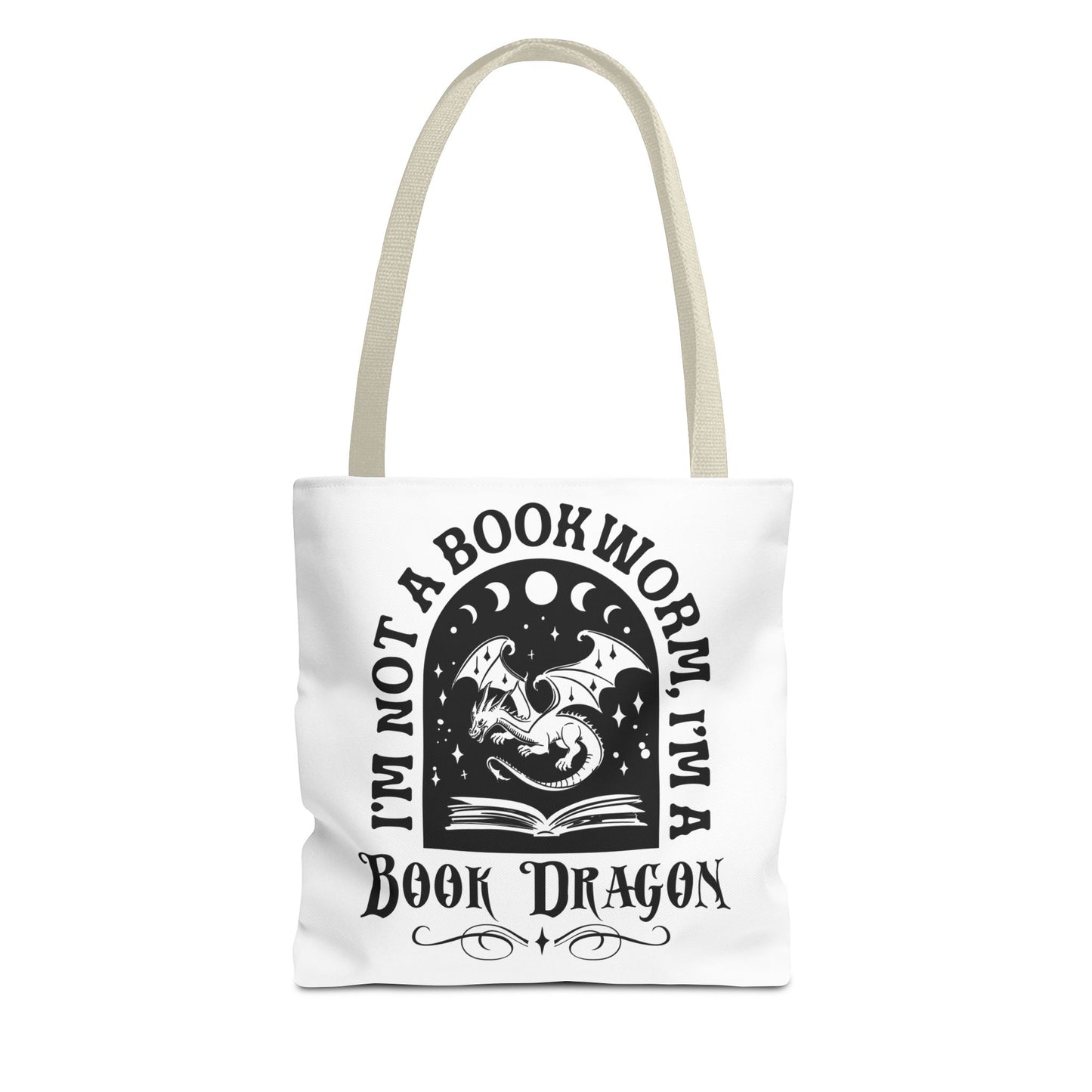 Book Dragon Tote Bag