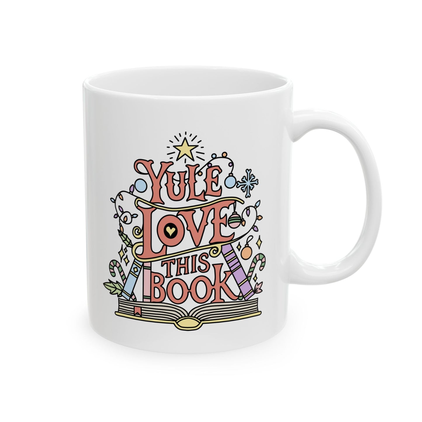 Yule Love This Book Mug