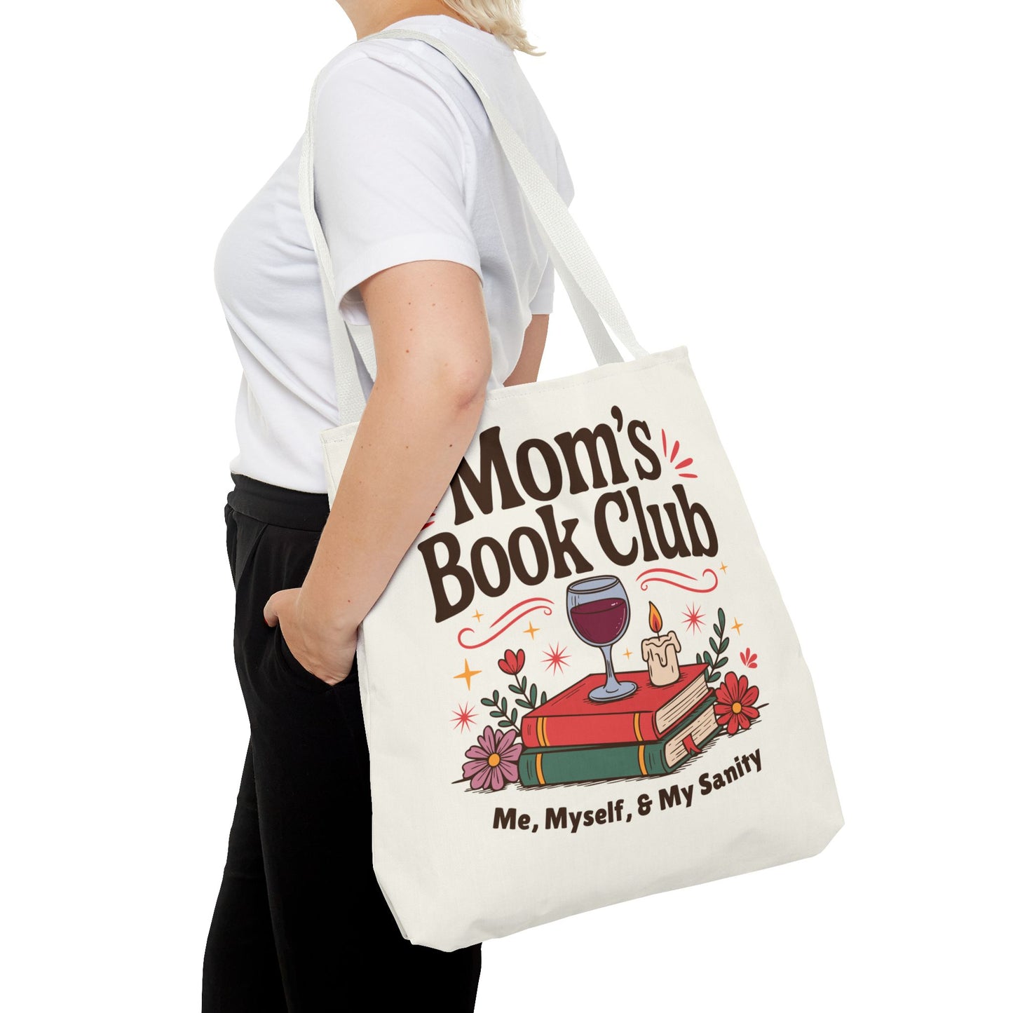 Mom's Book Club Tote Bag