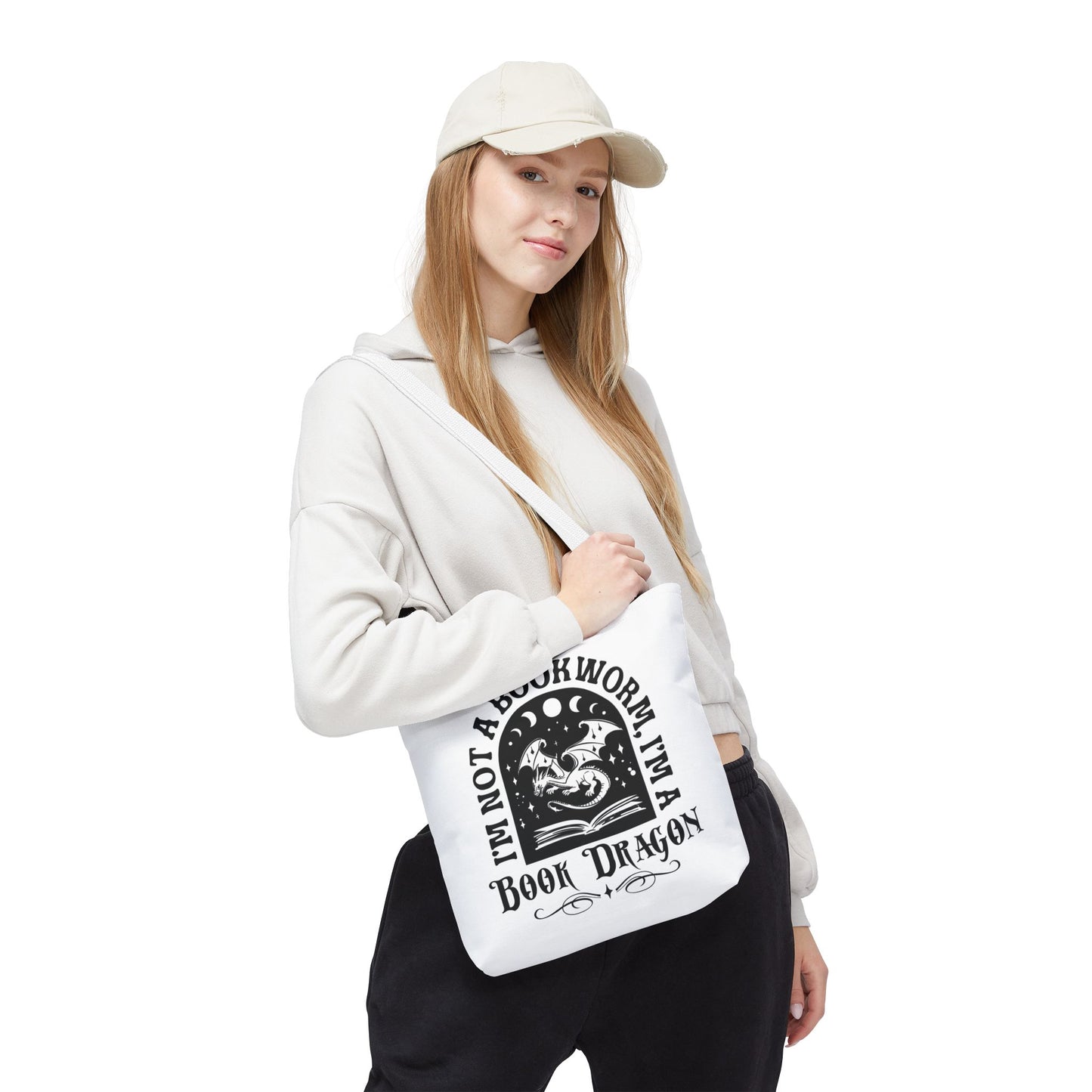 Book Dragon Tote Bag