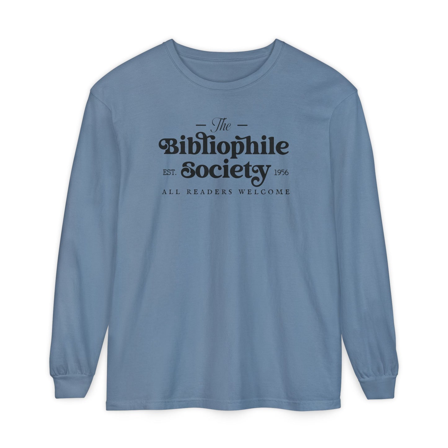 Bibliophile Society Long Sleeve Tee
