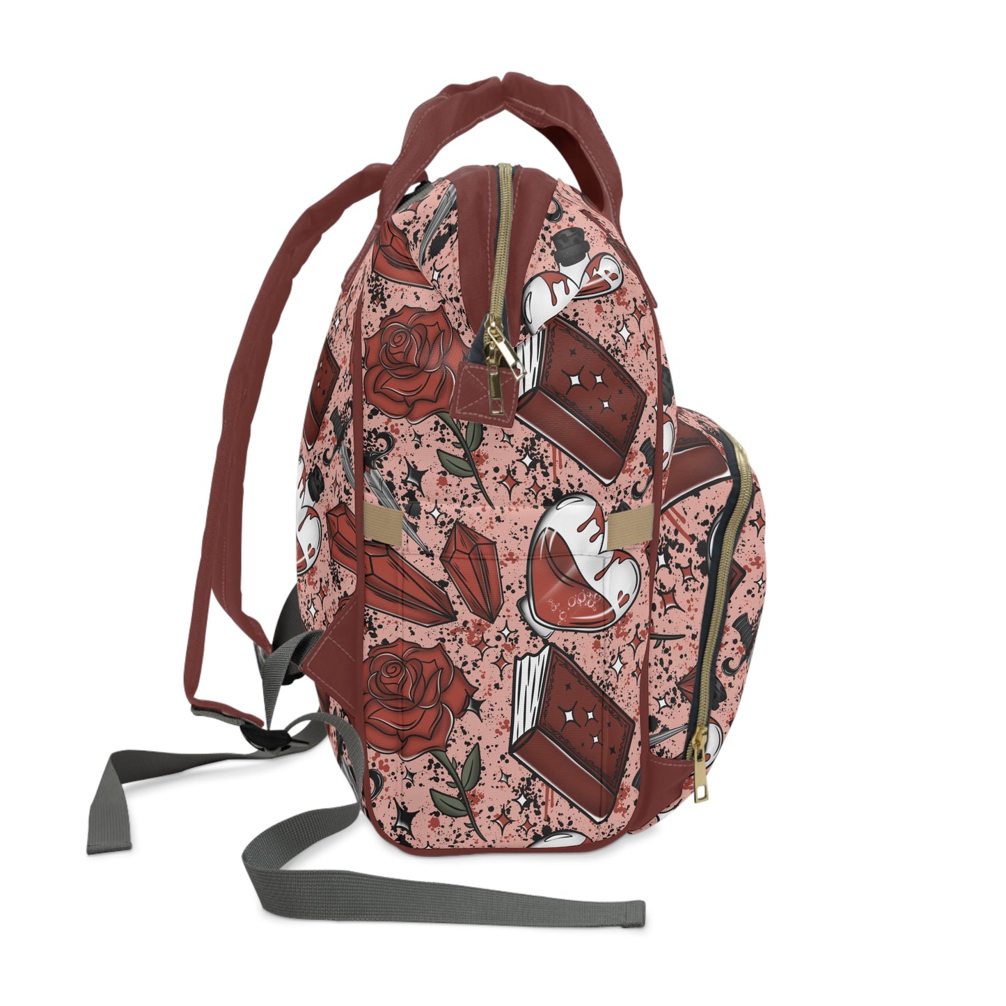 Crimson Romance Diaper Backpack