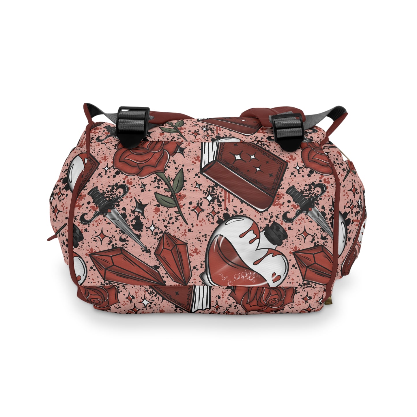 Crimson Romance Diaper Backpack