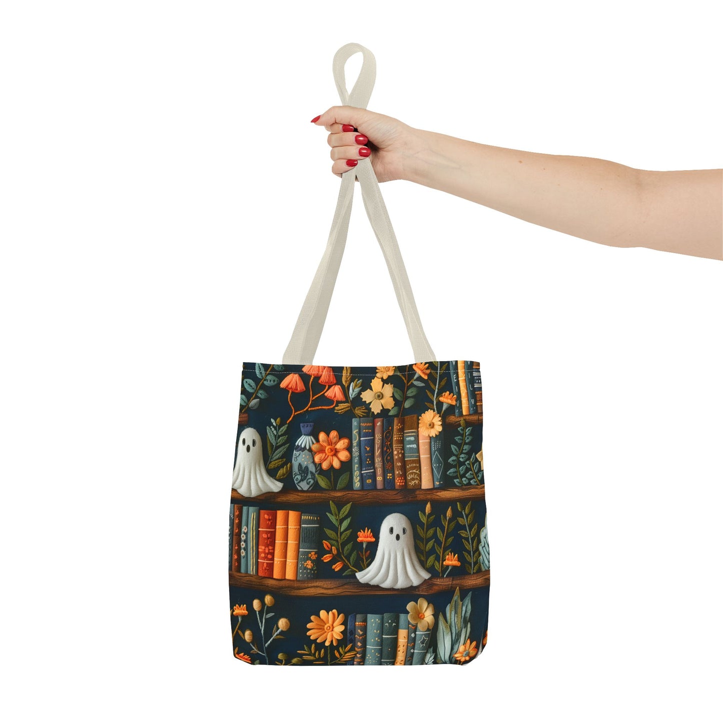 Haunted Library Tote Bag