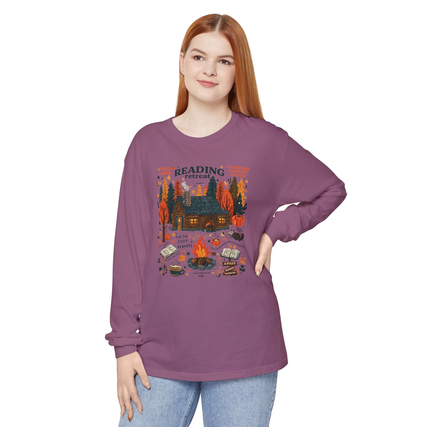 Reading Retreat Long Sleeve Tee