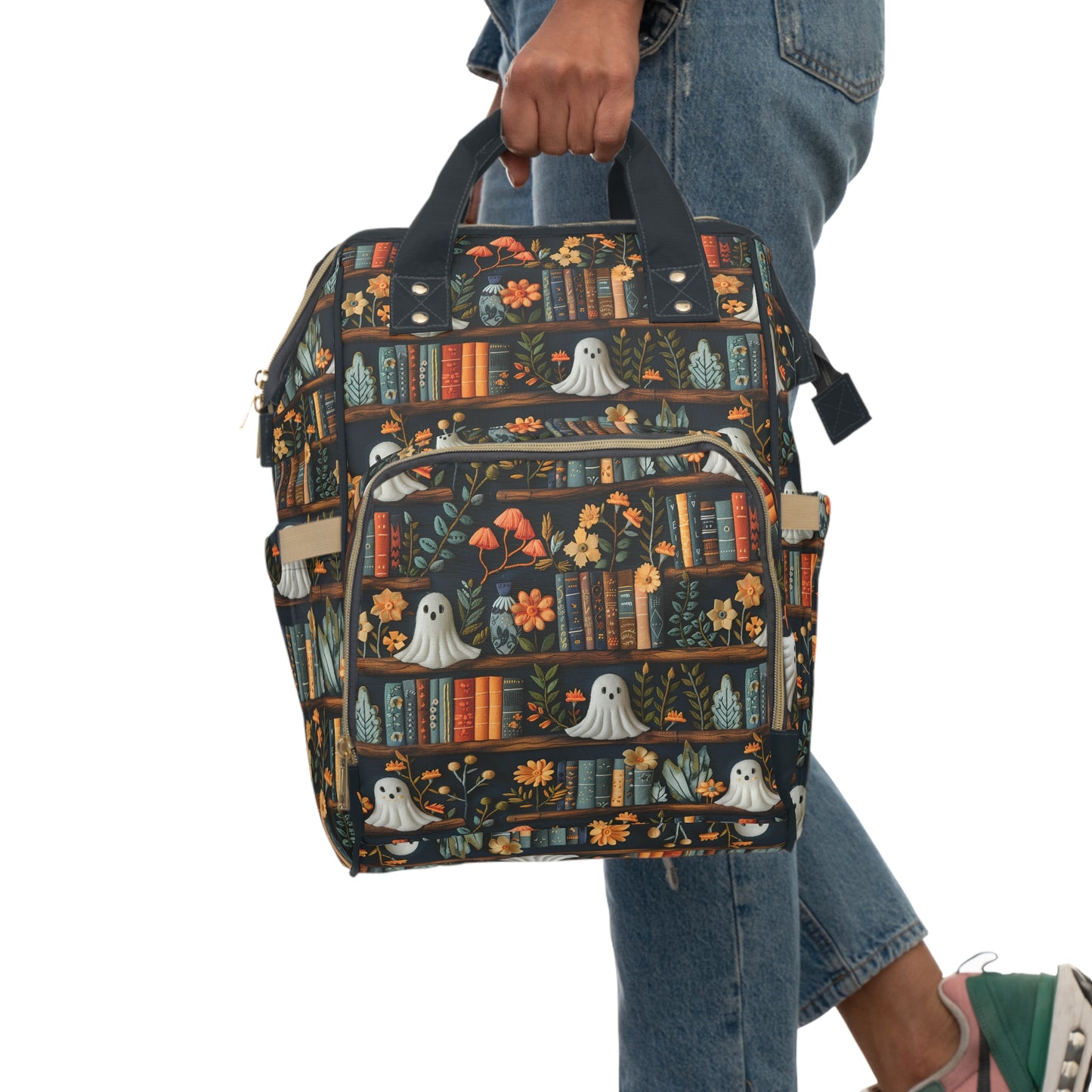 Haunted Library Diaper Backpack
