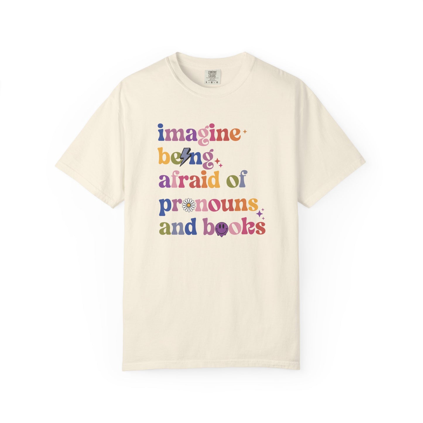 Pronouns and Books Tee