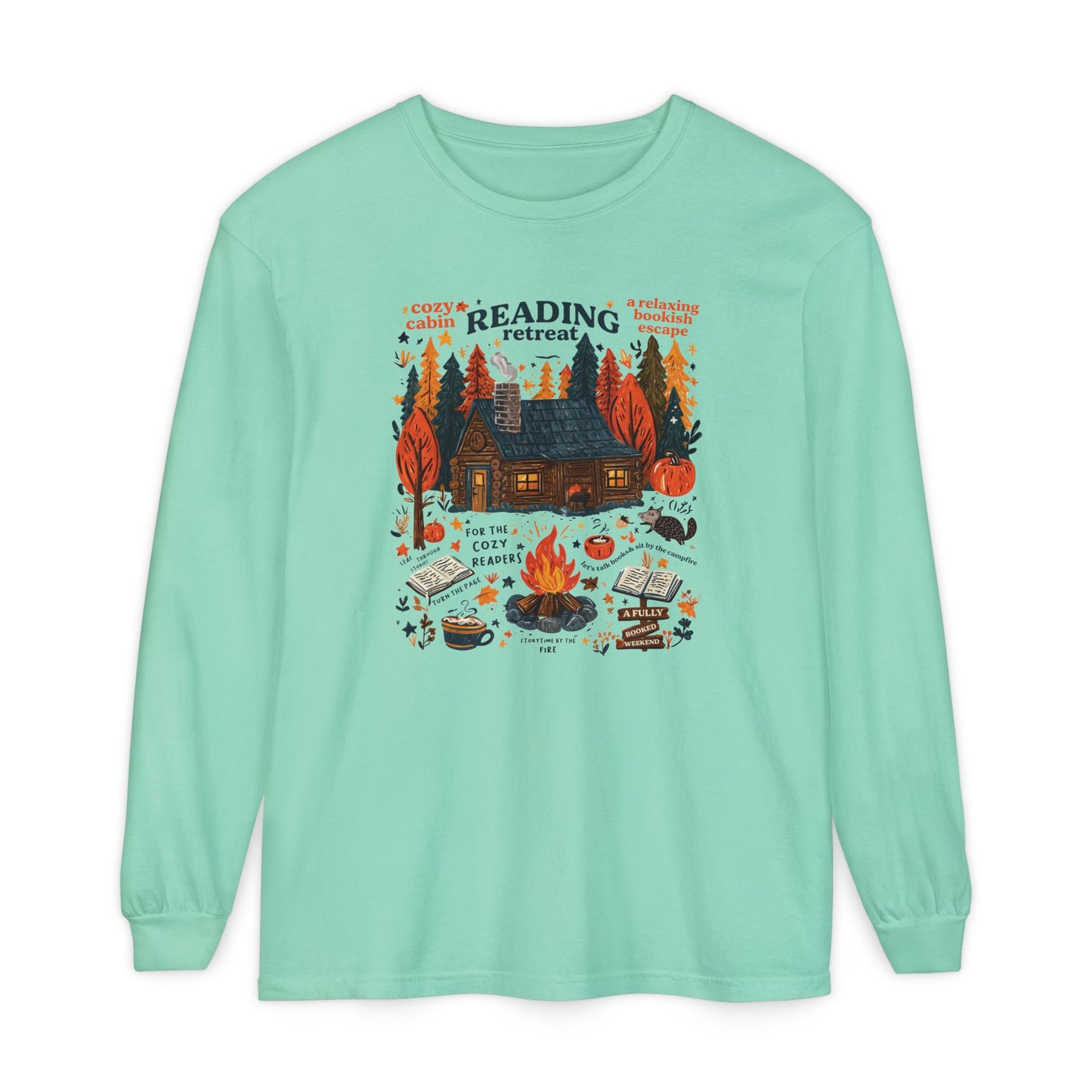 Reading Retreat Long Sleeve Tee