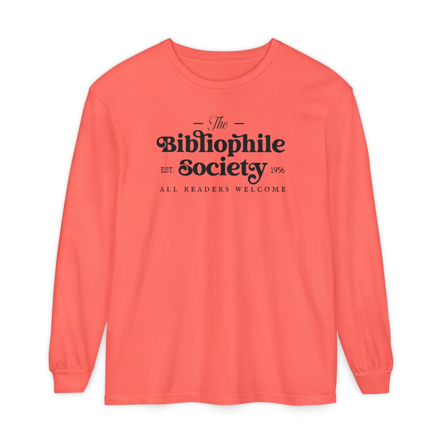 Bibliophile Society Long Sleeve Tee
