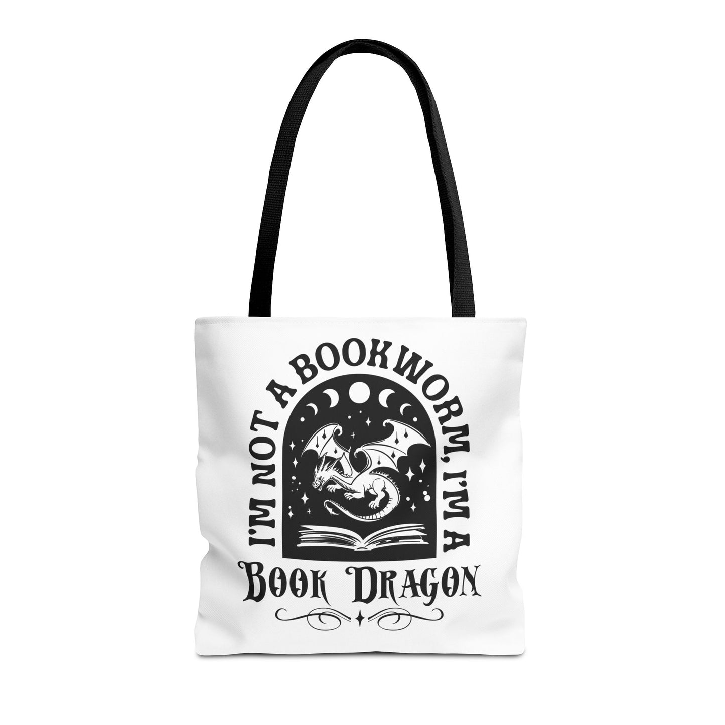 Book Dragon Tote Bag
