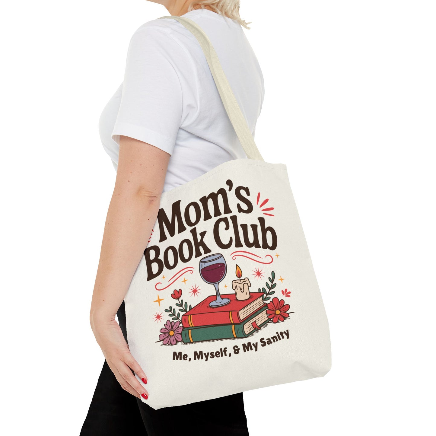 Mom's Book Club Tote Bag