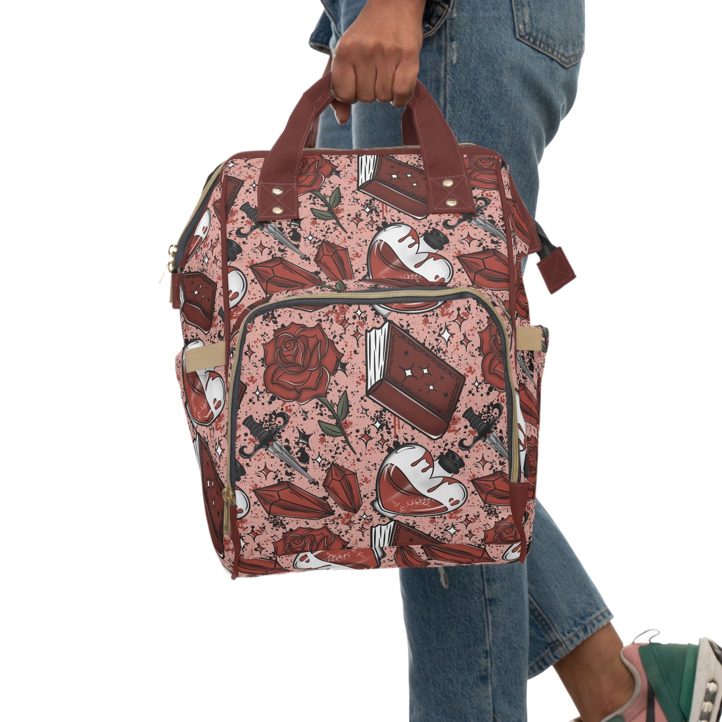 Crimson Romance Diaper Backpack