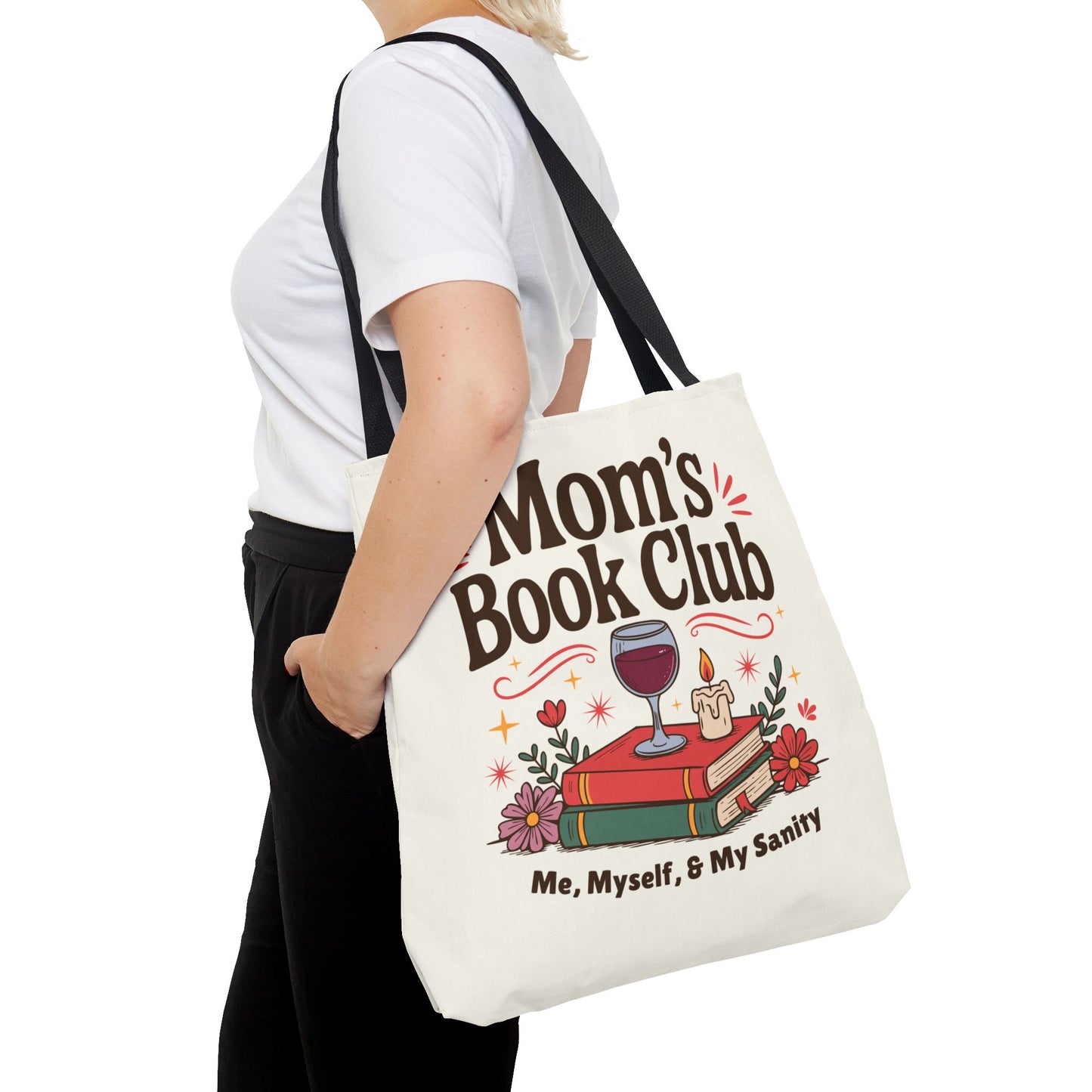 Mom's Book Club Tote Bag
