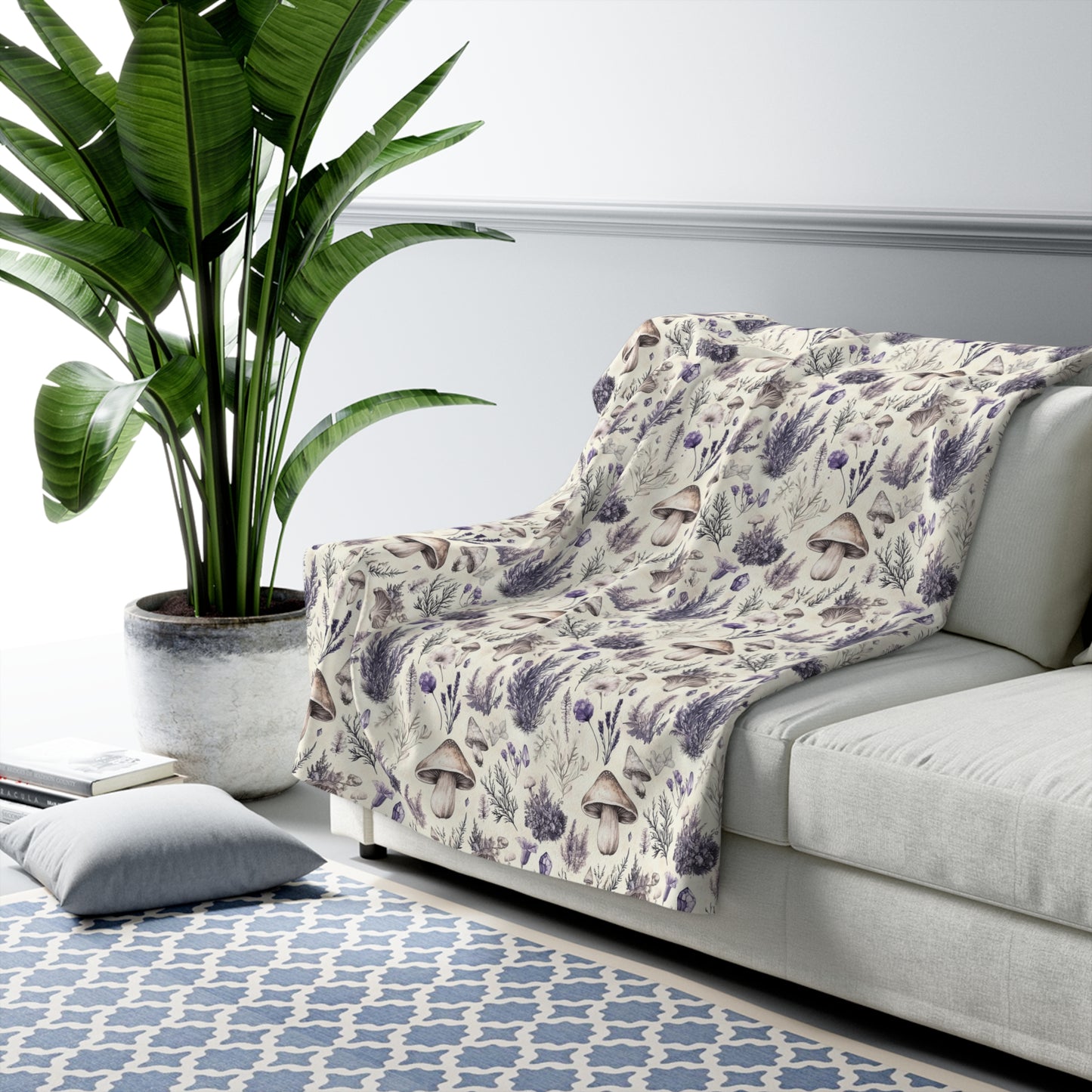 Mystic Grove Sherpa Blanket