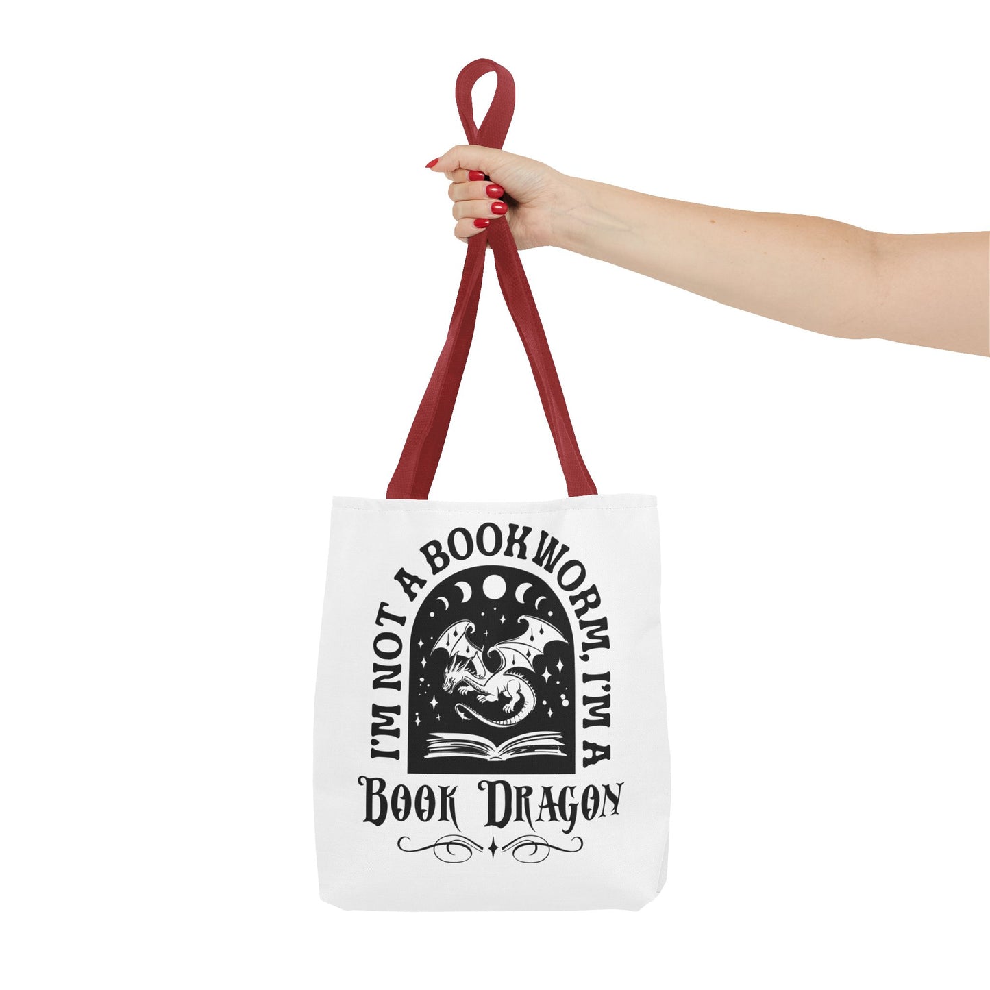 Book Dragon Tote Bag
