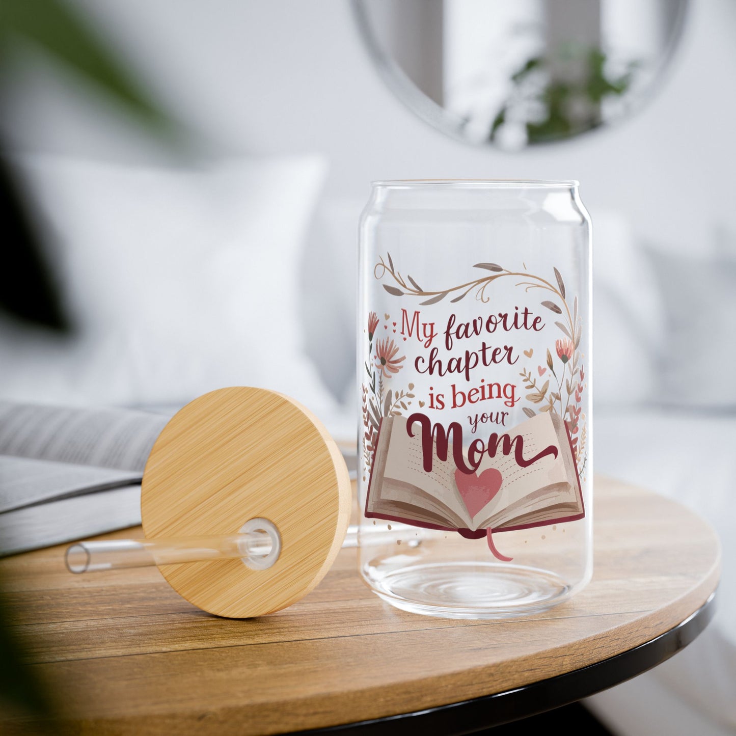 My Favorite Chapter Sipper Glass