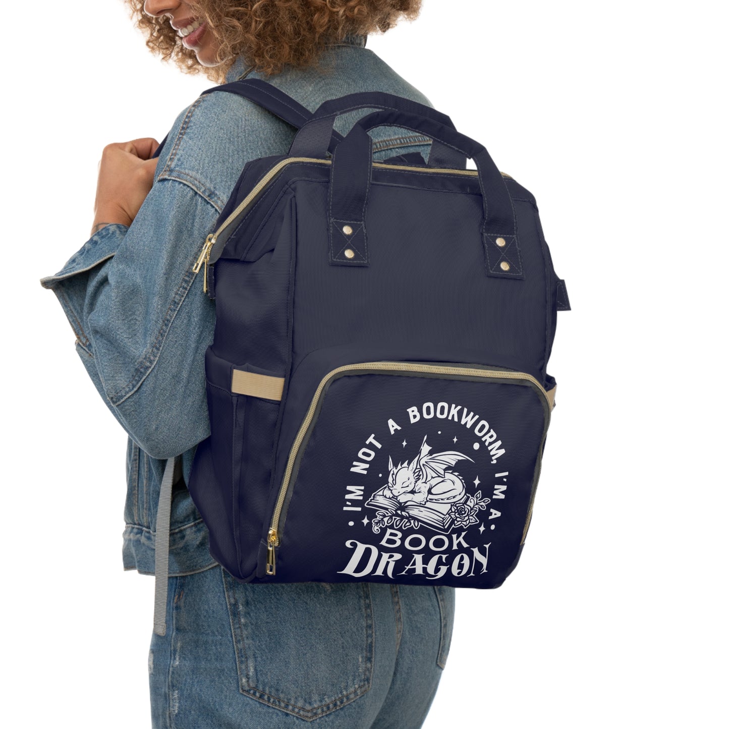 Book Dragon Diaper Backpack