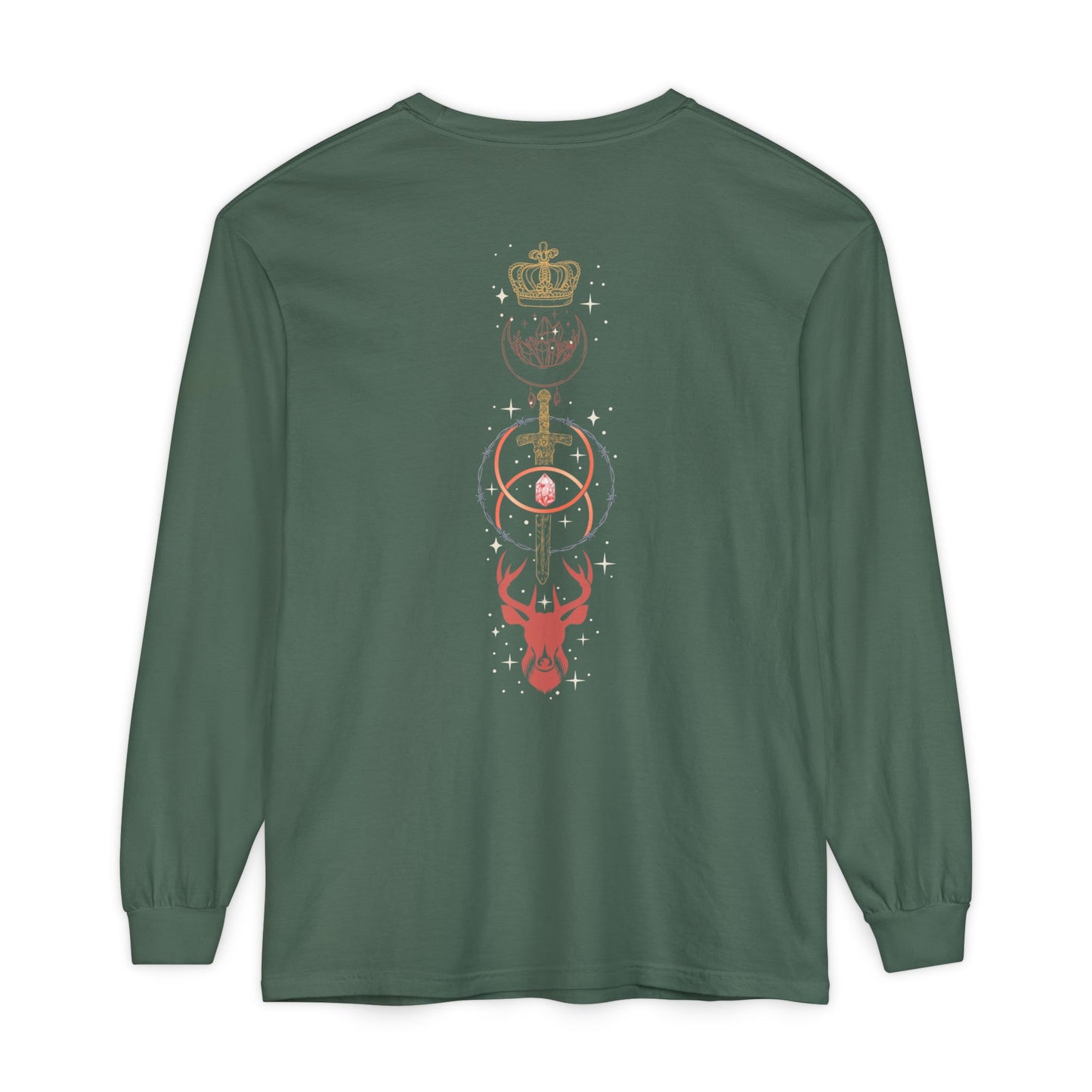 Fire Breathing Bitch Queen Long Sleeve Tee