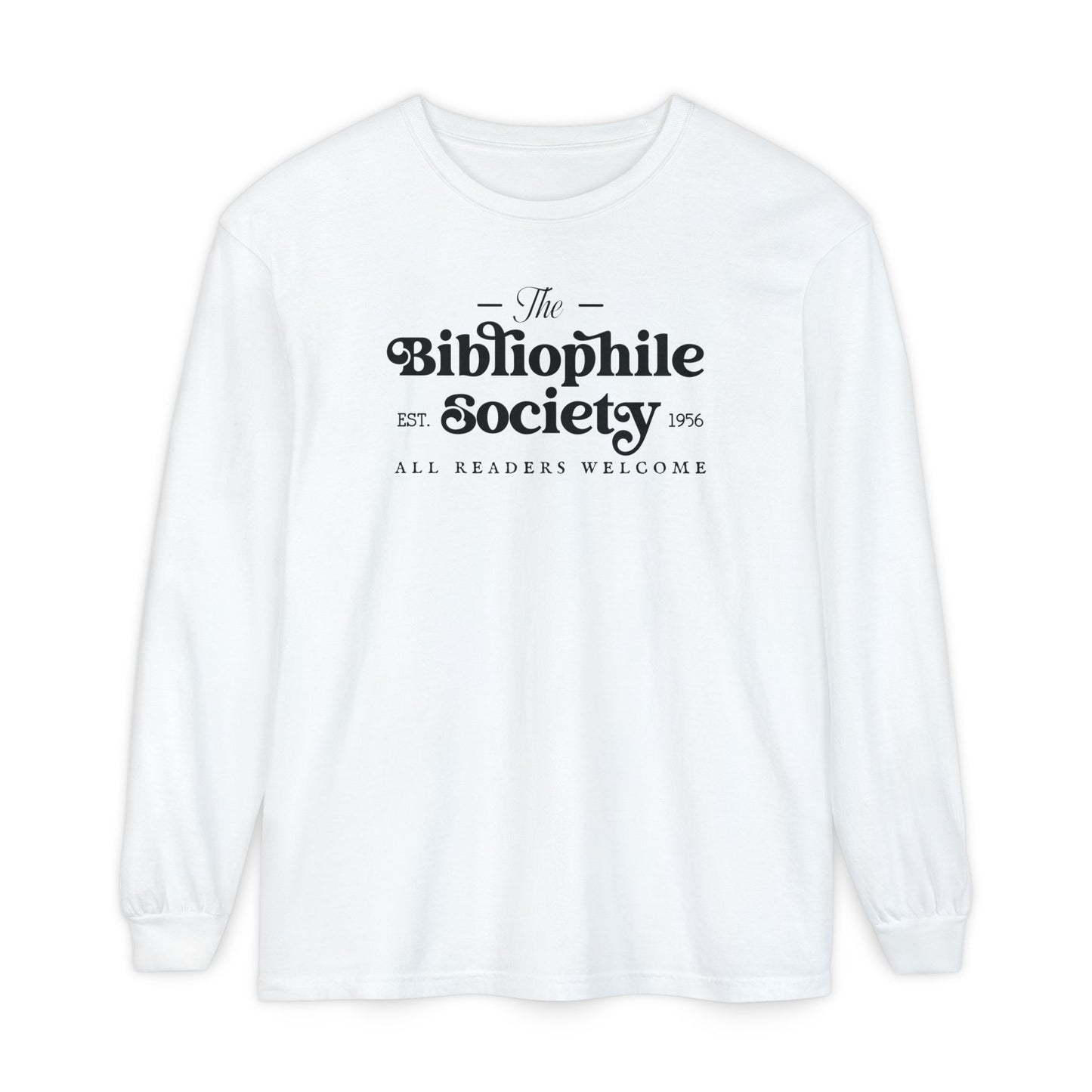 Bibliophile Society Long Sleeve Tee