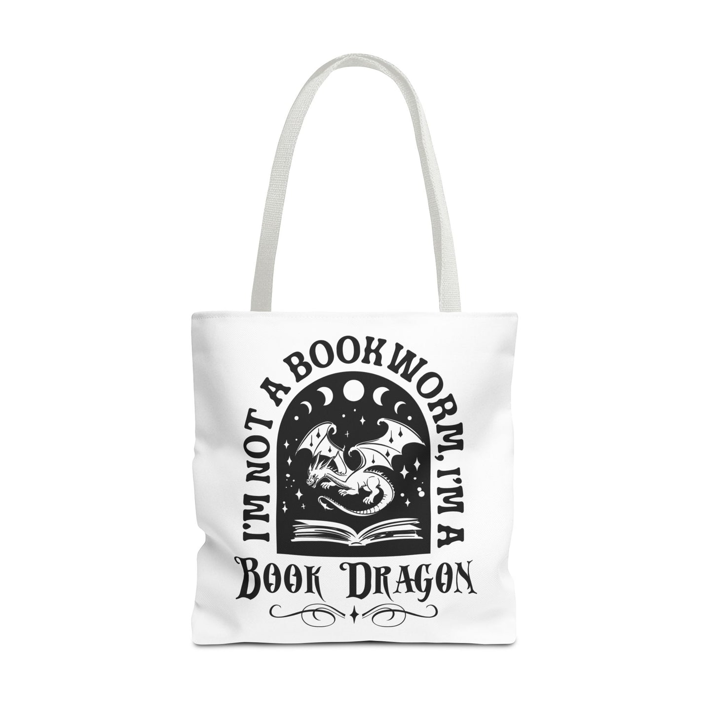 Book Dragon Tote Bag