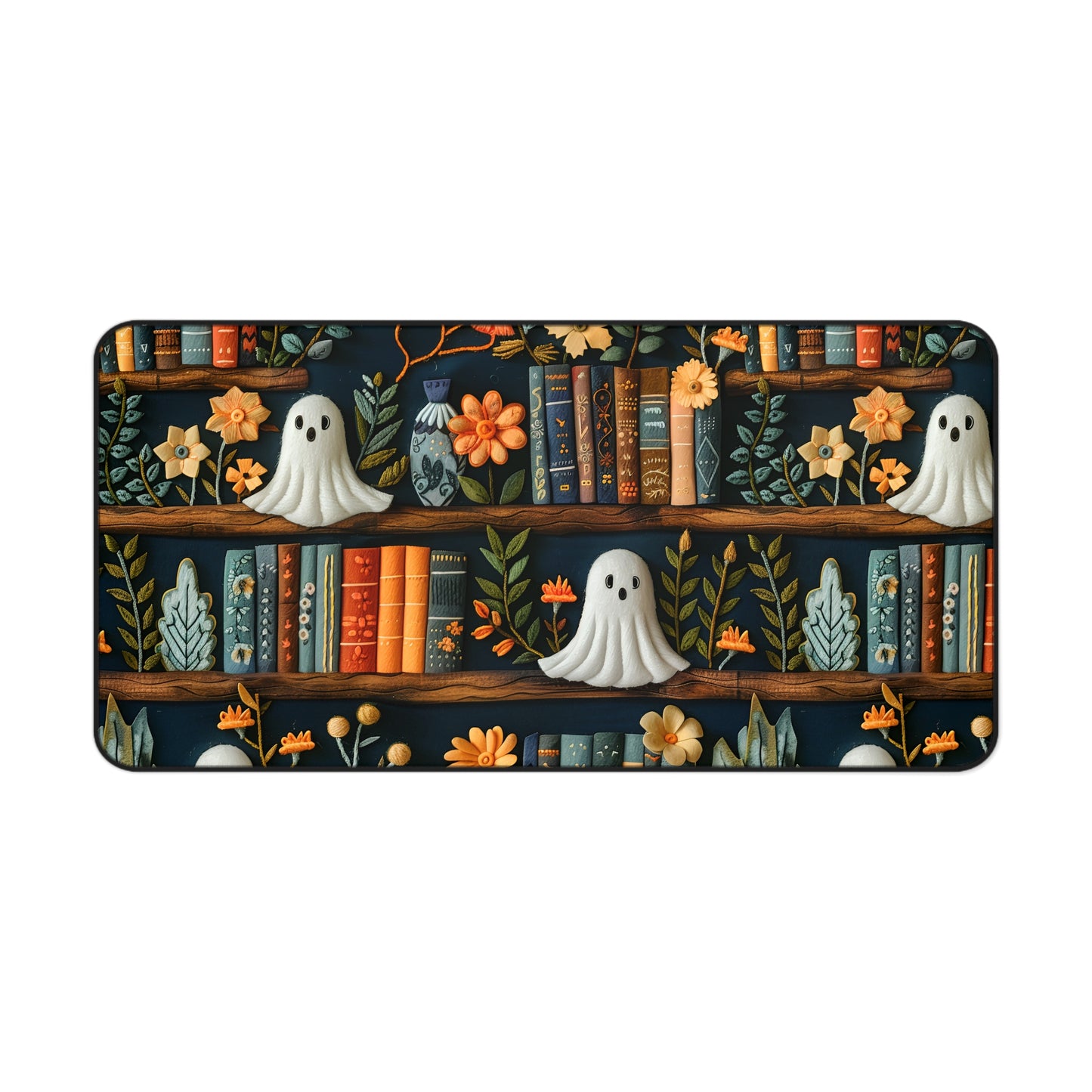 Haunted Library Desk Mat