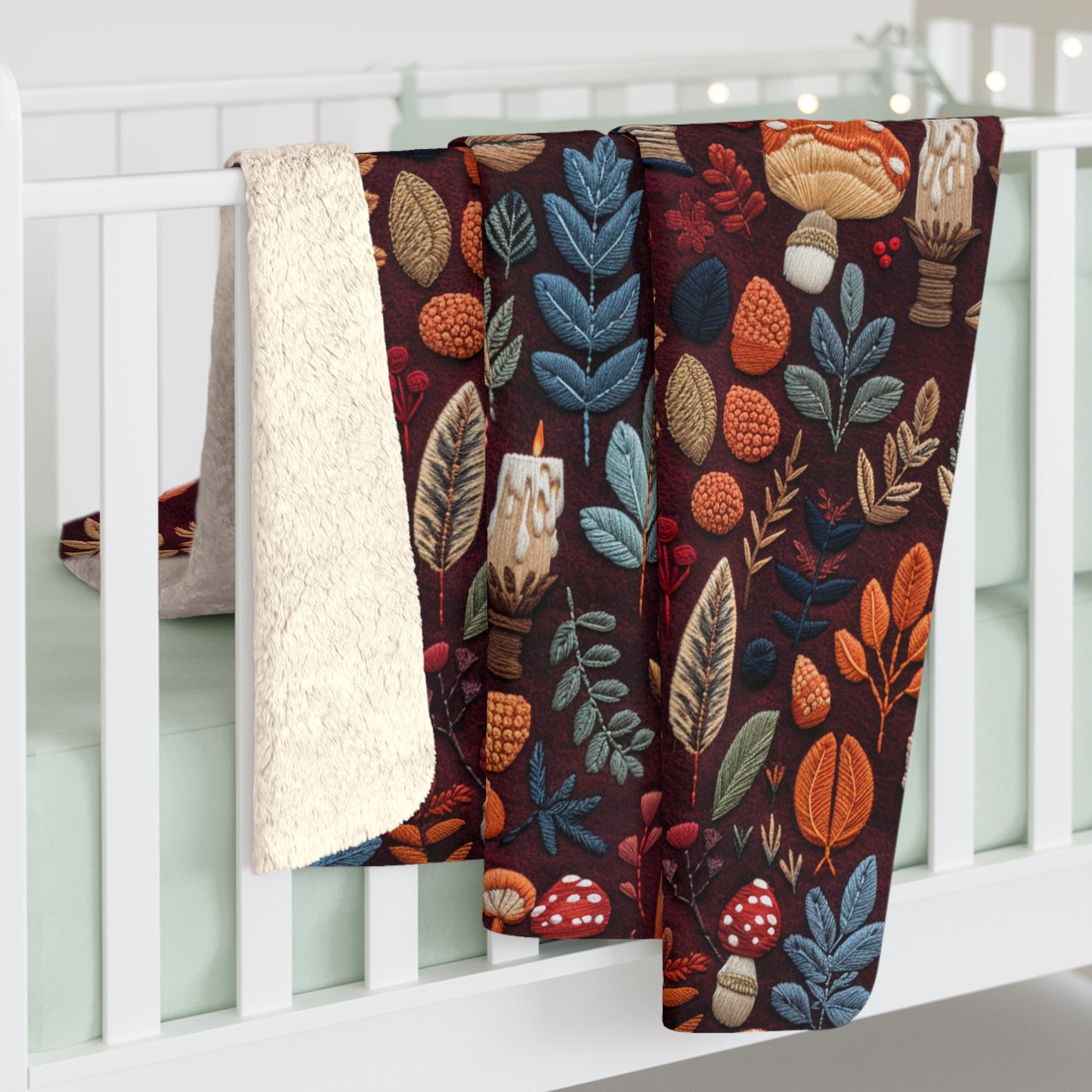 Autumn Tales Sherpa Blanket