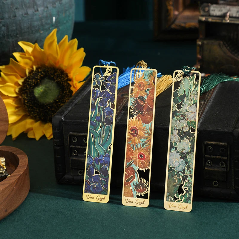 Floral Metal Bookmark