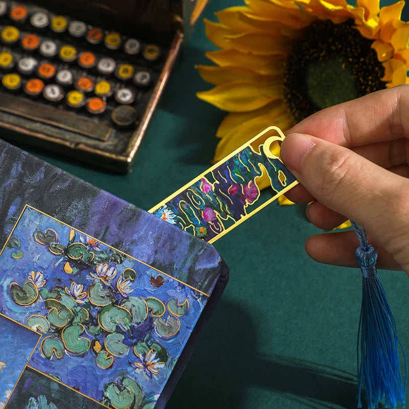 Floral Metal Bookmark