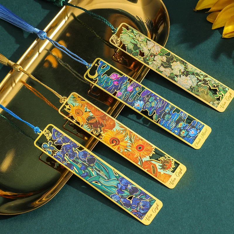 Floral Metal Bookmark