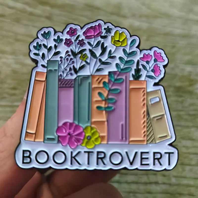 Booktrovert Pin