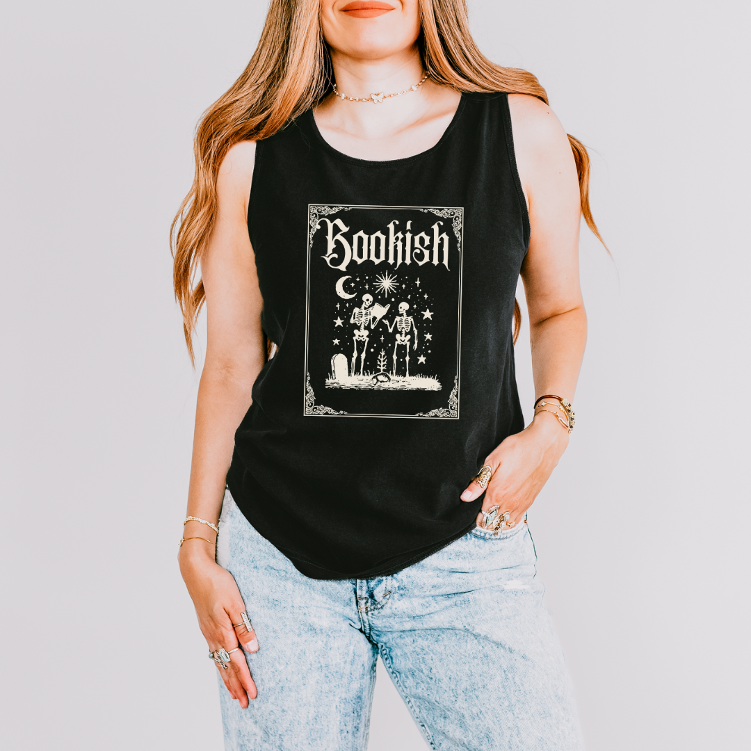 Bookish Skeleton Tank