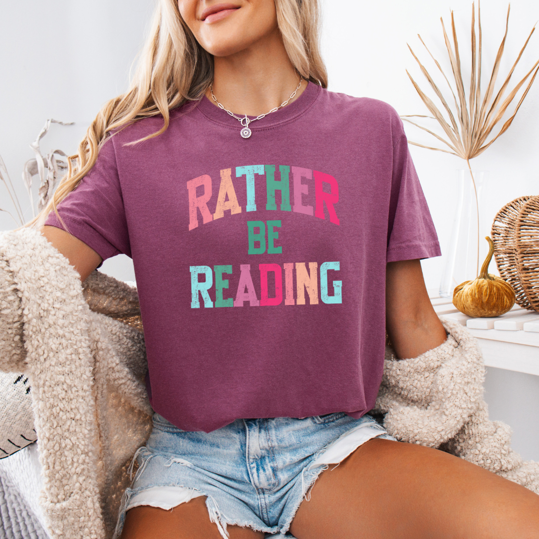 Rather be Reading Tee