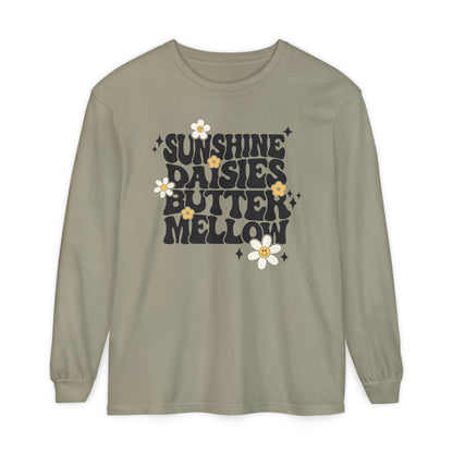 Sunshine Daisies Butter Mellow Long Sleeve Tee
