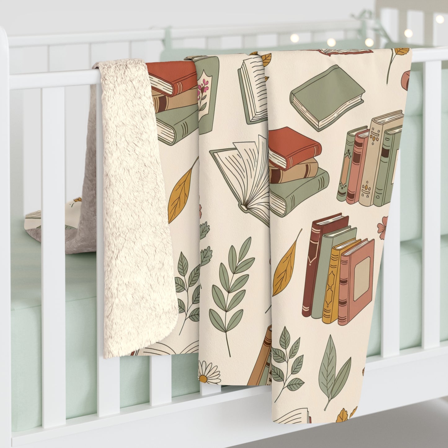 Everyday Chapters Sherpa Blanket