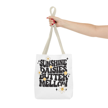 Sunshine Daisies Butter Mellow Tote Bag