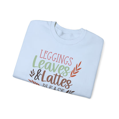 Leggings Leaves & Lattes Sweatshirt