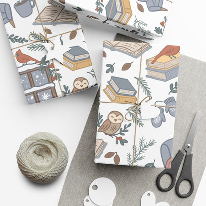 Winter Reading Nook Wrapping Paper