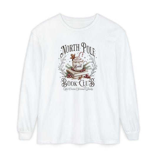 North Pole Book Club Long Sleeve Tee