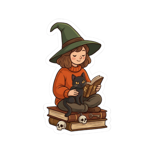 Library Witch Sticker