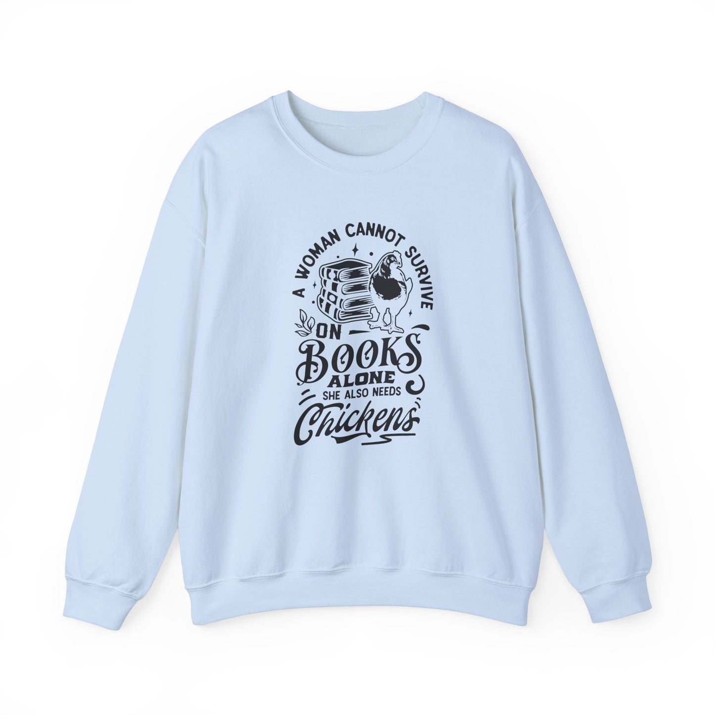 Books & Chickens Sweatshirt