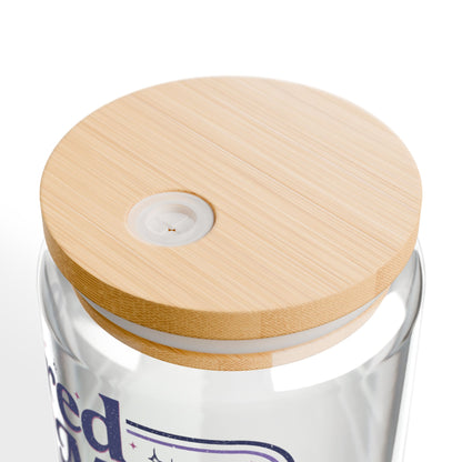 Tired Moms Book Club Sipper Glass