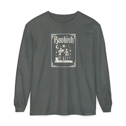 Bookish Skeleton Long Sleeve Tee