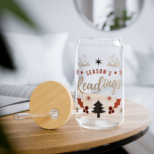 Season's Readings Sipper Glass