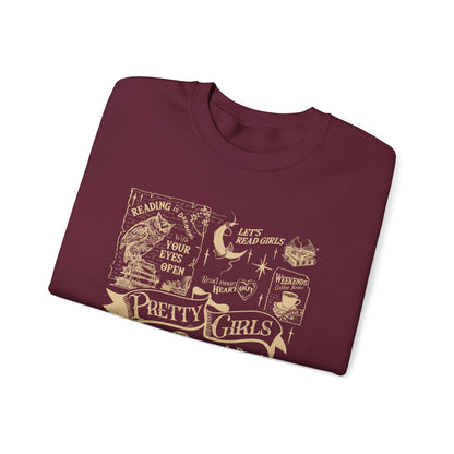 Pretty Girls Read Sweatshirt