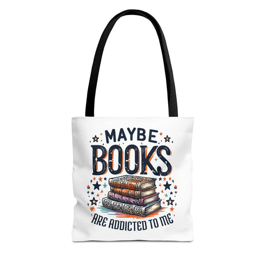 Books are Addicted to me Tote Bag