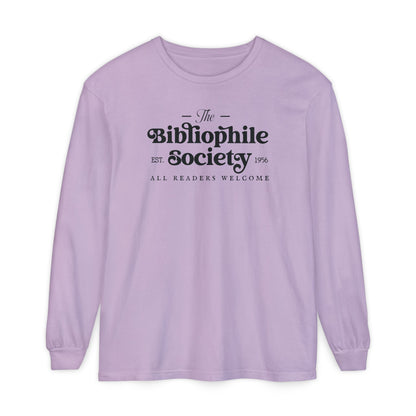 Bibliophile Society Long Sleeve Tee
