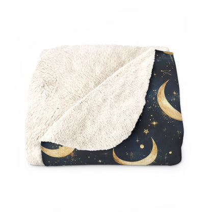 Moonlit Chapters Sherpa Blanket