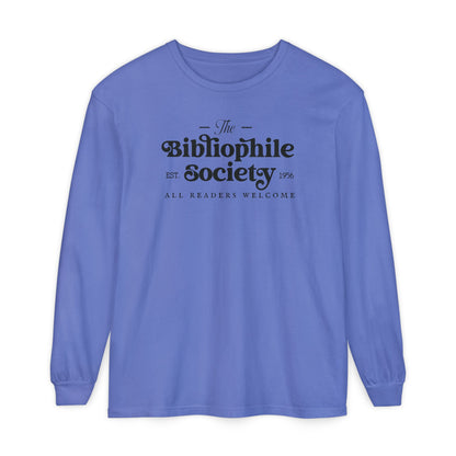 Bibliophile Society Long Sleeve Tee