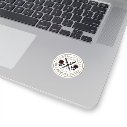 Morally Gray Men Support Group Sticker